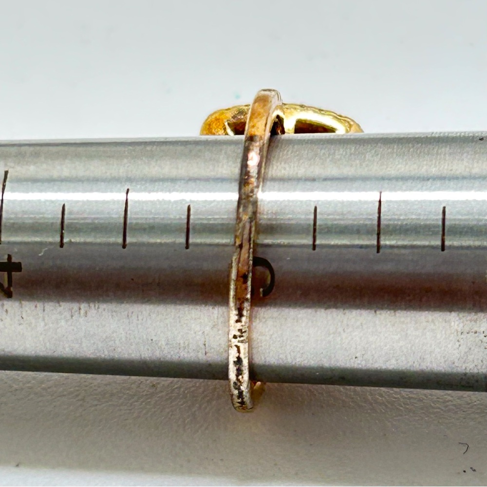 Lavon, Sterling Silver Ring With Peachy And Clear Crystals, Size 5, IOB - Picture 6 of 8